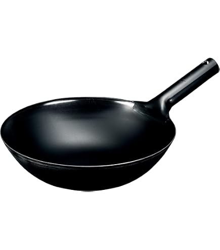 Amazon｜カンダ 中華鍋 北京鍋 鉄 36cm 板厚1.0mm 日本製 001222 プロ